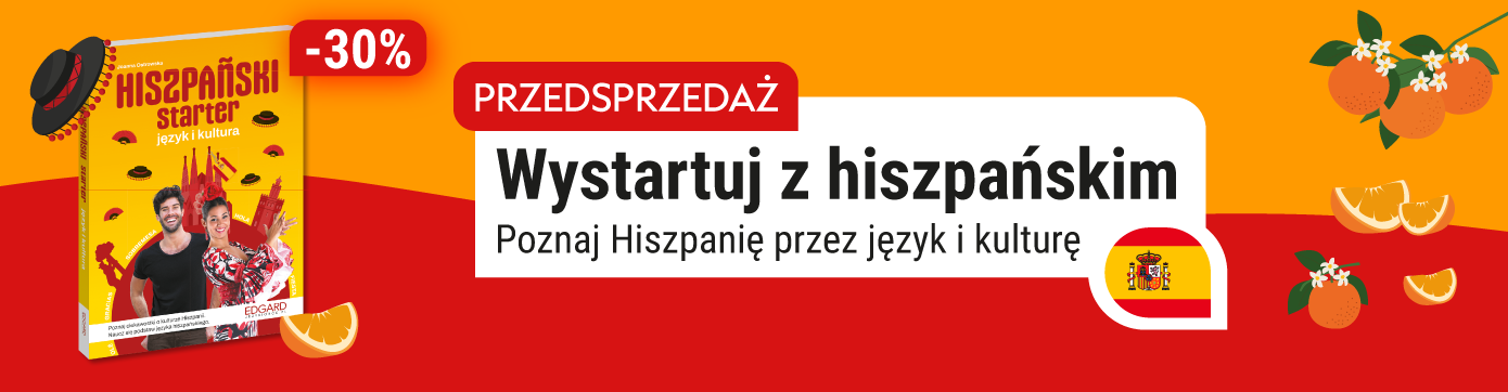 Prxzedsprzedaż książki Hiszpański. Krótkie historie na start promocja 30% Sklep Języki Obce Edgard